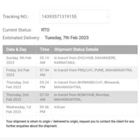 Xpressbees Logistics — RTO without contacting me