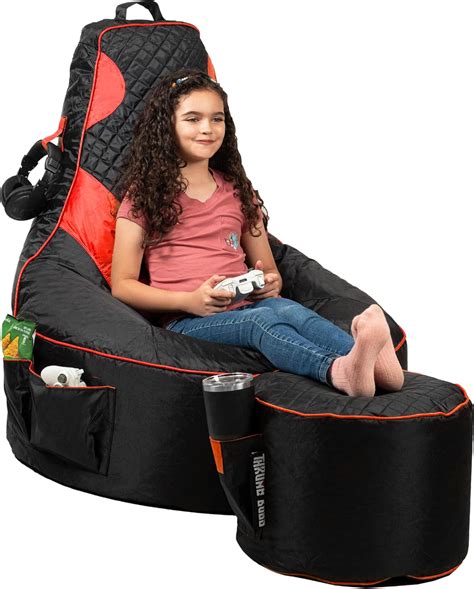 Amazon.com: Throne Boss Gaming Bean Bag Chair for Kids + Matching ...