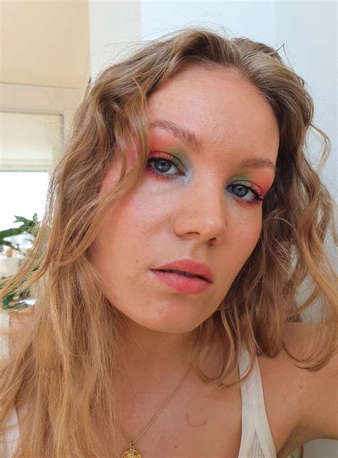 Image result for Bright Color Makeup Tutorial