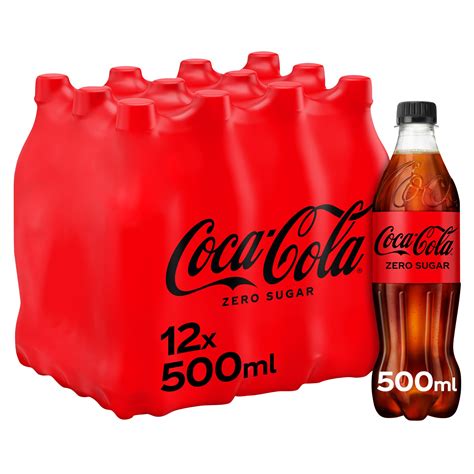 Coca Cola Zero Sugar 12 X 500ml Pet Black | Desertcart INDIA