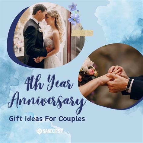 25+ Heartfelt 4 Year Anniversary Gift Ideas for Couples • Sandjest Gifts