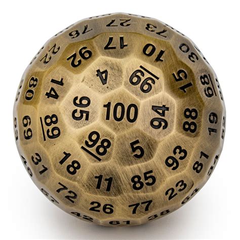 HYMGHO Titans Fist D100 die 100 Sided Dice 50mm antique bronze – HYMGHO ...