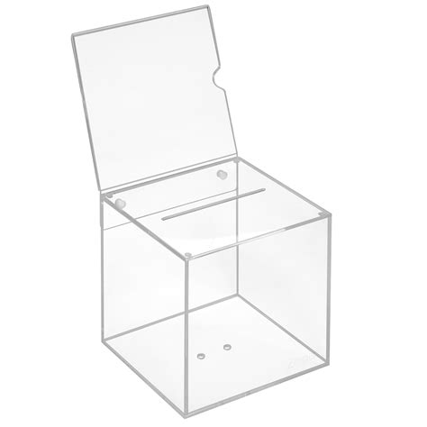 Buy Loose Box Made of Acrylic Glass in 150 x 150 x 150 mm with top Sign ...