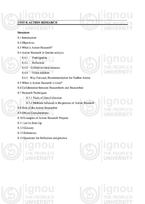 Action Research - 4 Participation 8.4 Reflection 8.4 Collective ...