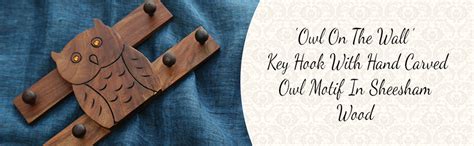 ExclusiveLane 'Owl On The Wall' Wooden Living Room Home Decorative ...