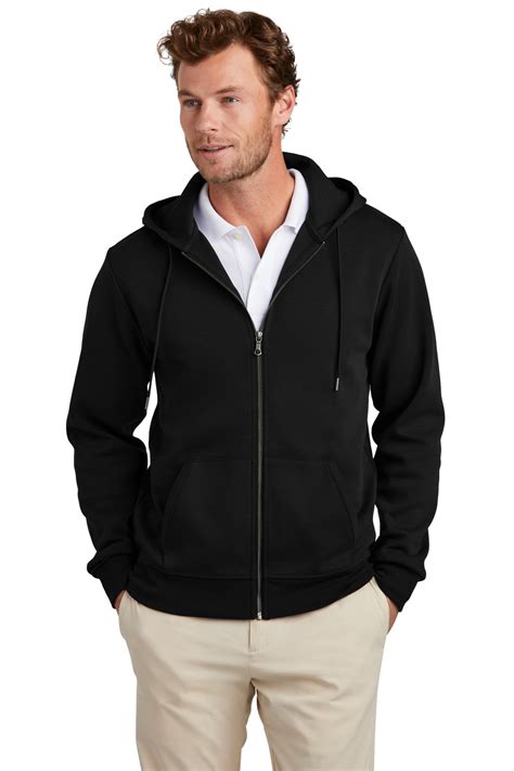 Buy Brooks Brothers Double-Knit Full-Zip Hoodie - Brooks Brothers ...