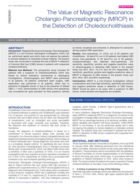 Image result for MRCP Paper