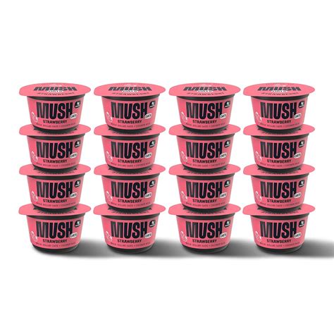Amazon.com: MUSH Strawberry Overnight Oatmeal, 5 OZ 16-Pack… : Grocery ...