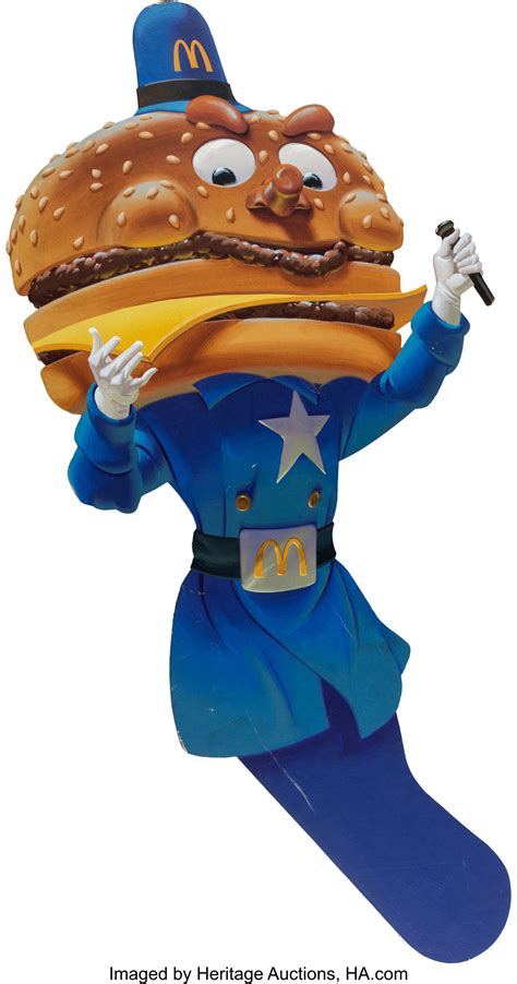 Officer Big Mac Prototype Wall Mount (McDonald's/Setmakers, c. | Lot ...