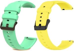 Flipkart SmartBuy 20MM Silicon/Metal Watch Belt Compatible for GARMIN ...