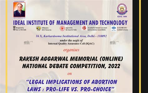 Rakesh Aggarwal Memorial National Debate Competition 2022 (Online ...