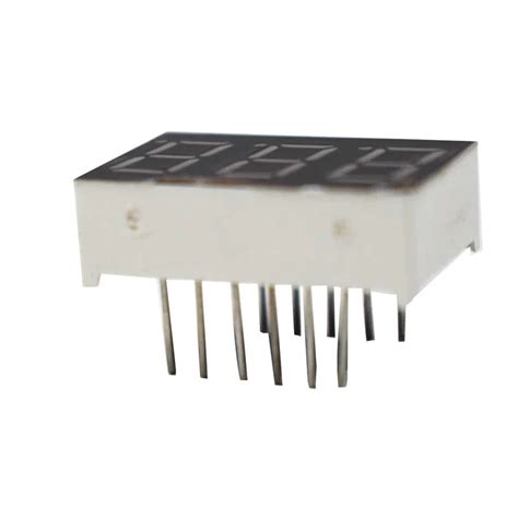 3 Digit Seven Segment Display- Green (Common Cathode) – ArrowTechCart