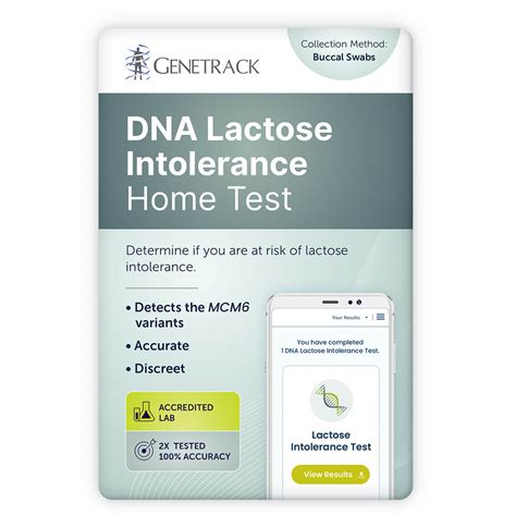 DNA Lactose Intolerance Test | Genetrack UK