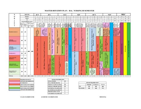 BSc Nursing Second Year Rotation Plan - MASTER ROTATION GUIDE Essential ...