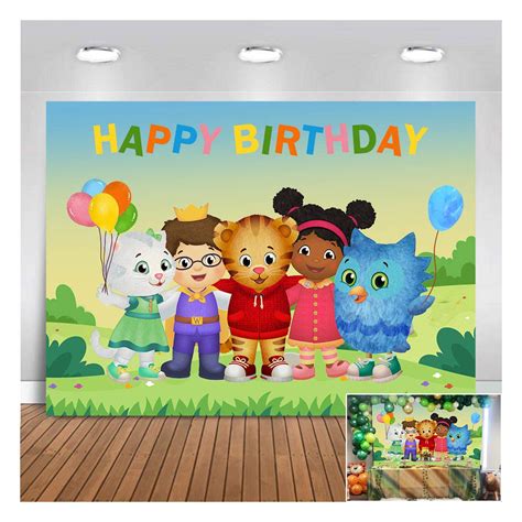Cartoon Daniel Tigers Cat Neighborhood Happy Birthday Photography ...