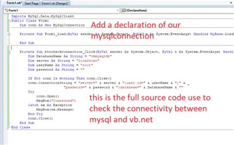 Image result for MySQL VB.NET Tutorial
