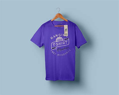 Free Hanging T-Shirt Mockup (PSD)