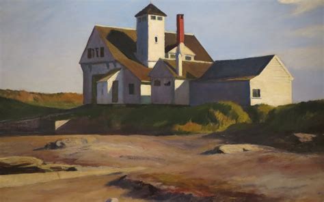 Download wallpaper Edward Hopper, 1929, Coast Guard Station, section ...