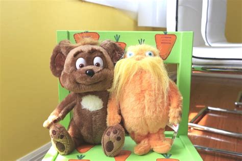 The Lorax & Bar-Ba-Loots Bear Dr.Seuss Plush Toy 9" tall 2 PCS ...