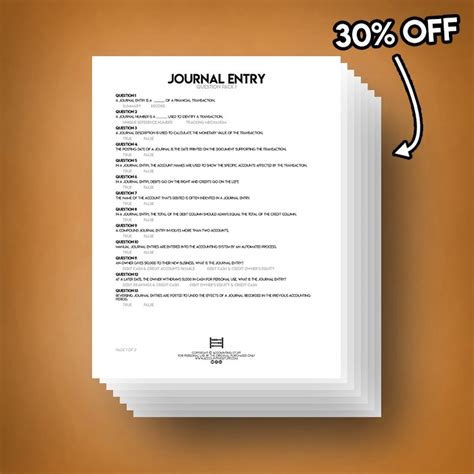 Image result for Journal Entry Practice