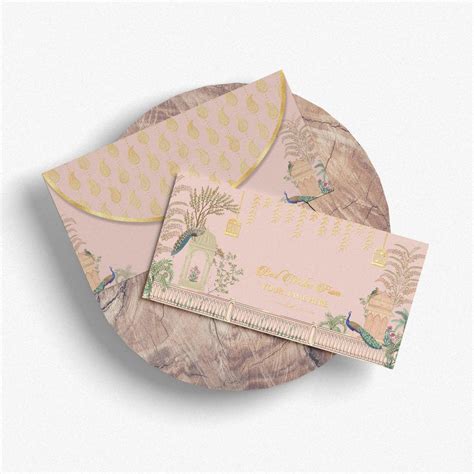 Luxe Gold Foil Money Envelopes - Peacock Garden Pink 8162044248195 ...