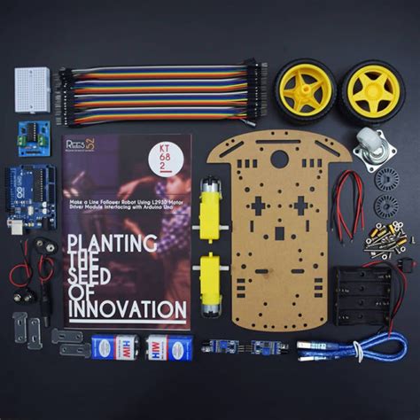 Make a Line Follower Robot Using L293D Motor Driver with Arduino Uno ...