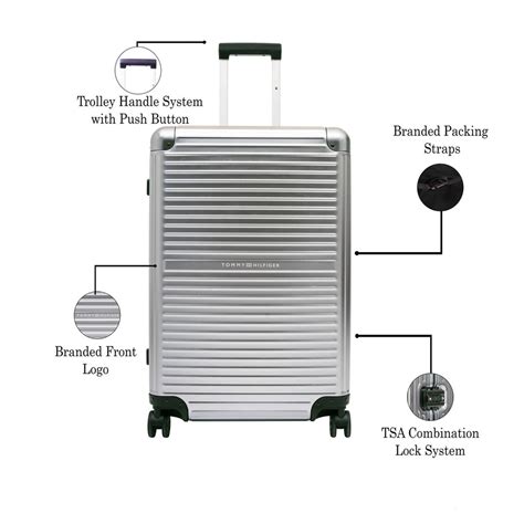 Tommy Hilfiger Titanium Series Aluminum Hard Luggage — BAGLINE