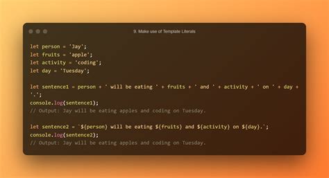 Backticks JavaScript 的图像结果