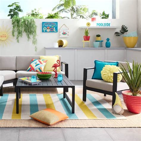 Crosby St. Soho Black Steel Patio Seating Chair | At Home