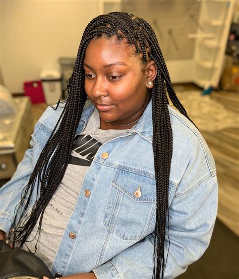 Waist Length Box Braids