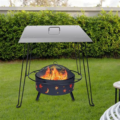 Camping Fire Deflector Table Smokeless Fire Pits – THE CAR ADDICT