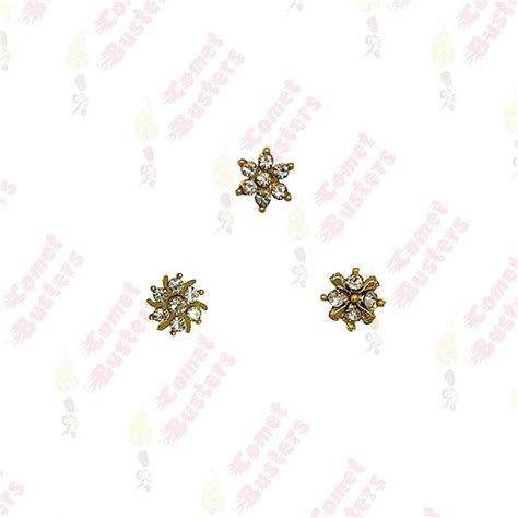 Buy Comet Busters Fake Nose Stud Stickers Self Adhesive Nose Stick Ons ...