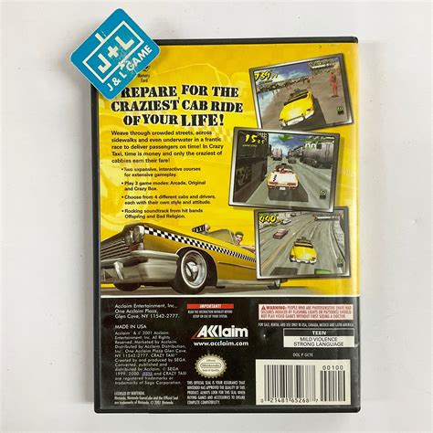 Crazy Taxi - (GC) Nintendo GameCube [Pre-Owned] | J&L Game