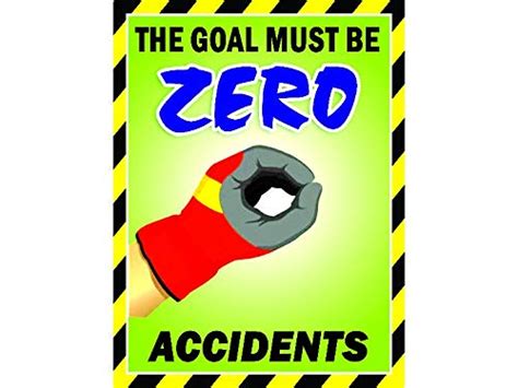 The Goal Must be Zero Accidents Water Proof signture Board (Sun Board ...