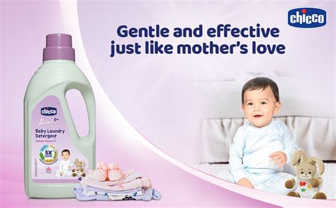 Chicco Baby Liquid Laundry Detergent, 5X Stain & Germ Fighter, Kills 99 ...