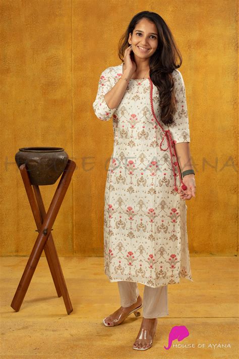 When in Rome Silk Kurti - House of Ayana