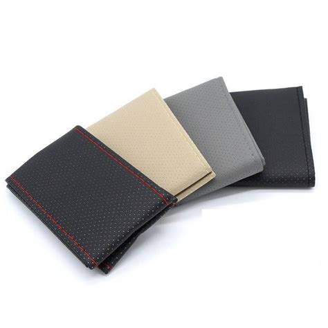 Leatheride PU Steering Wheel Cover For All Cars With Needles and Thread ...