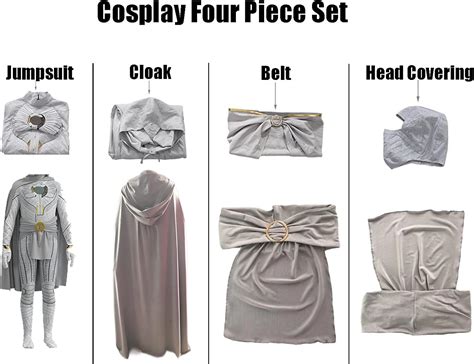 Buy Superhero Costume Jumpsuit +Cloak + belt + headgear Set,Halloween ...