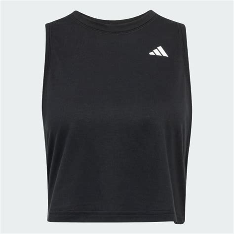 adidas Train Essentials Boxy Workout Tank Top - Black | Free Shipping ...