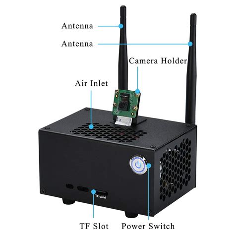 Buy GeeekPi NVIDIA Jetson Nano Metal Case (Support Jetson Nano B01 and ...