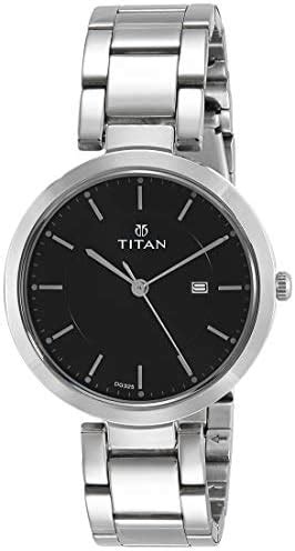 Titan Analog Pink Dial Silver Band Women's Stainless Steel Watch ...