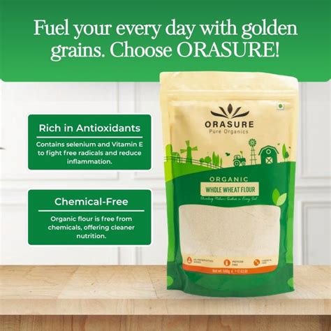 Whole Wheat Flour- 500 g – Orasure