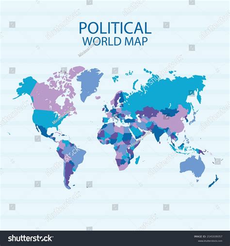 Political Map of the World 的图像结果