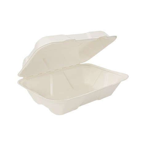900ml Clamshell Food Box | Takeaway Container with Lid – Ecoware