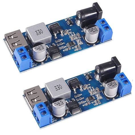 Buck Converter Module 12v to 5v 5A USB Voltage Regulator DC 9V-36V Step ...