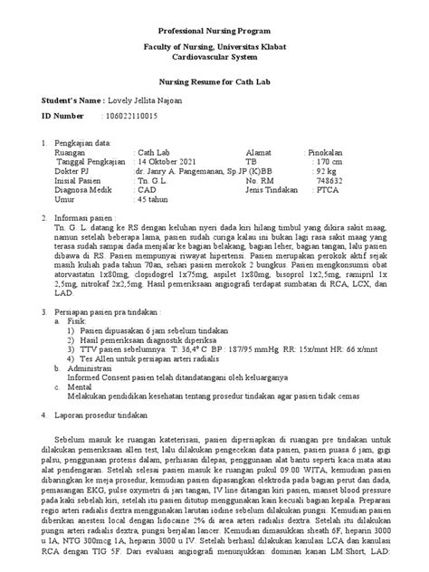 Cath Lab | PDF