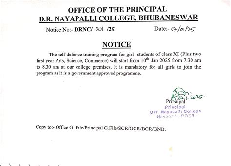 D.R Nayapalli College