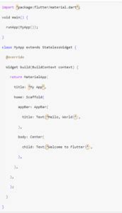 Image result for Flutter Developer Code