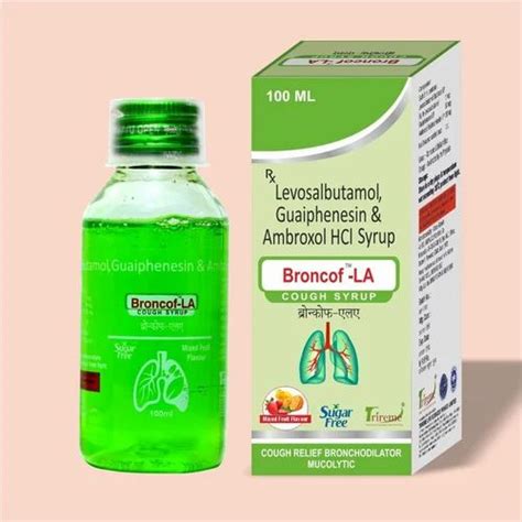 Cough Syrup - Levosalbutamol Ambroxol Guaiphenesin Syrup Manufacturer ...
