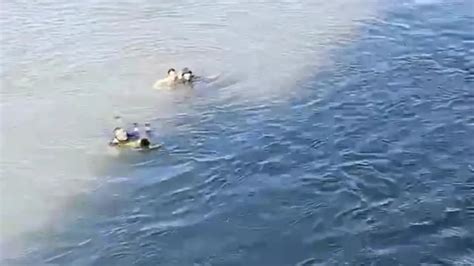 大连10岁男孩被水流冲走，危急时刻4人跳入河中！